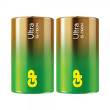 GP Ultra Alkaline D-batteri 13AU/LR20 2-pak