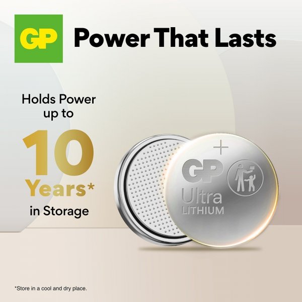 GP Ultra Lithium Batteri Knapcelle CR2430 4-pak