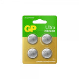 GP Ultra Lithium Batteri Knapcelle CR2450 4-pak