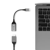 ALOGIC Ultra USB-C Han til DisplayPort Hun Adapter 4K @60Hz 15cm