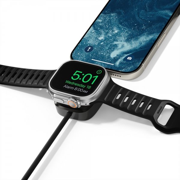 Nomad Universal Cable til Apple Watch 1.5m Carbide