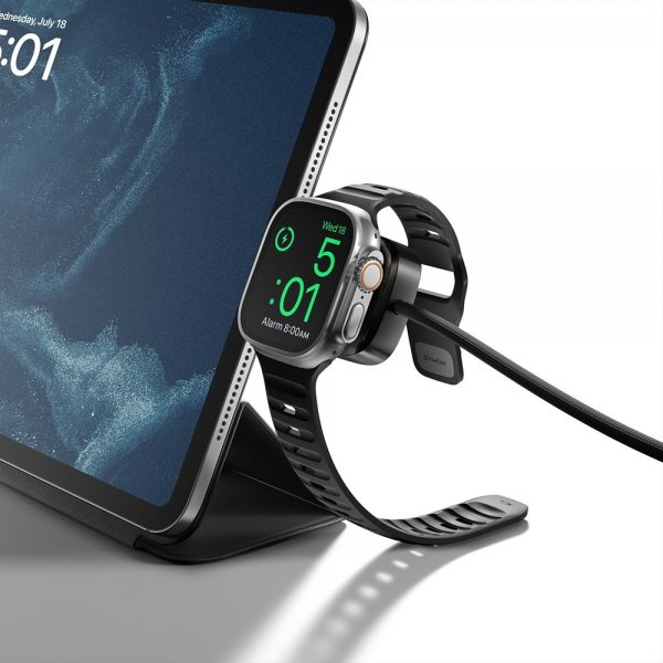 Nomad Universal Cable til Apple Watch 1.5m Carbide