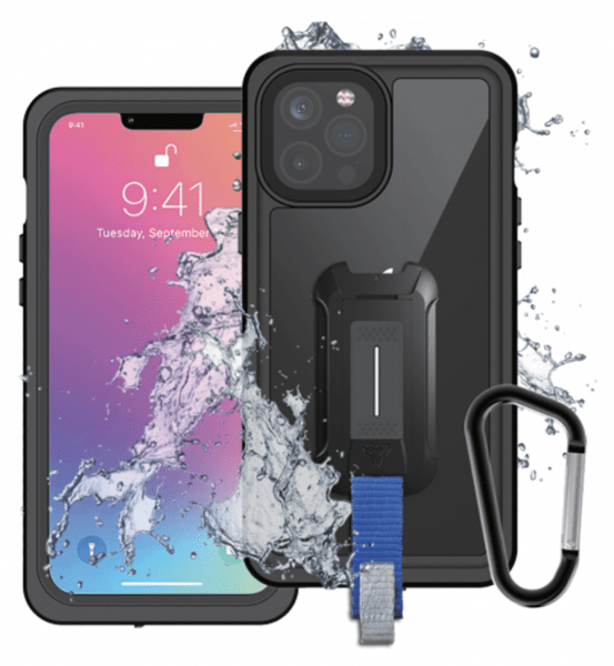 Armor-X iPhone 13 Cover MX Vandtæt Etui Sort Gennemsigtig