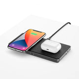 ALOGIC Ultra Power 3-i-1 Trådløs Dobbelt Opladningsstation