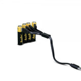 Aqiila Genopladeligt AAA-batteri USB-C 4-pak