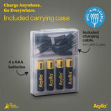 Aqiila Genopladeligt AAA-batteri USB-C 4-pak