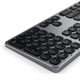 Satechi Tastatur med ledningsført USB-tilslutning Nordisk Layout Space Gray