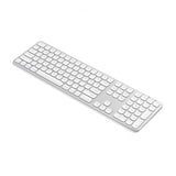 Satechi Trådløst tastatur til op til 3 enheder Nordisk Layout Sølv