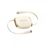 Mobile Origin USB-C Kabel 100W Kabelboks med udtræk Beige