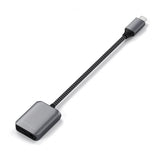 Satechi USB-C til 3.5mm og USB-C PD Adapter Grå
