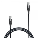 Gear USB-C til USB-C Kabel Kevlar 1.5 meter Sort