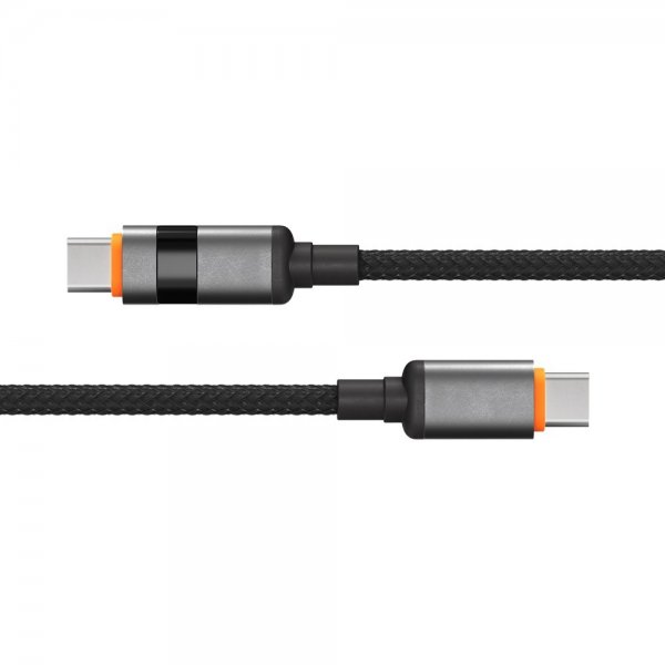 X2O USB-C til USB-C Kabel Longlife LED-display 100W 1.5m Sort