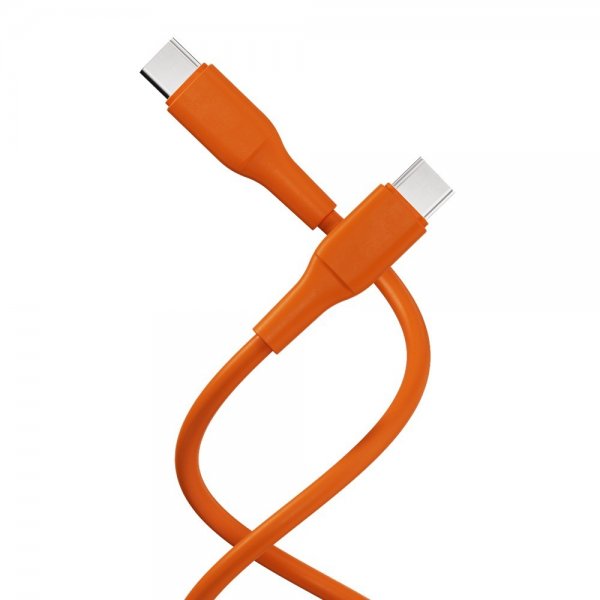 X2O USB-C til USB-C Kabel Superflex 60W 1.5m Orange