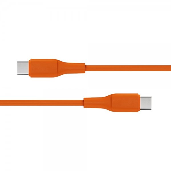 X2O USB-C til USB-C Kabel Superflex 60W 1.5m Orange
