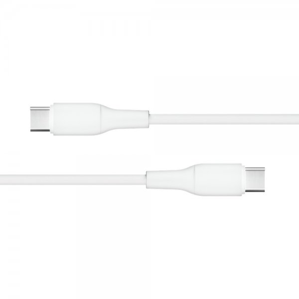 X2O USB-C til USB-C Kabel Superflex 60W 1.5m Hvid