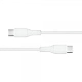X2O USB-C til USB-C Kabel Superflex 60W 1.5m Hvid