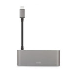 Moshi USB-C Multimedia-hub Sølv