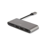 Moshi USB-C Multimedia-hub Sølv