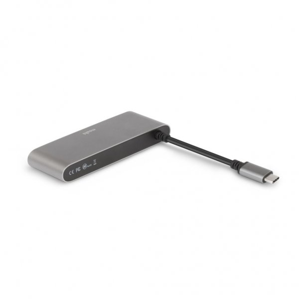 Moshi USB-C Multimedia-hub Sølv