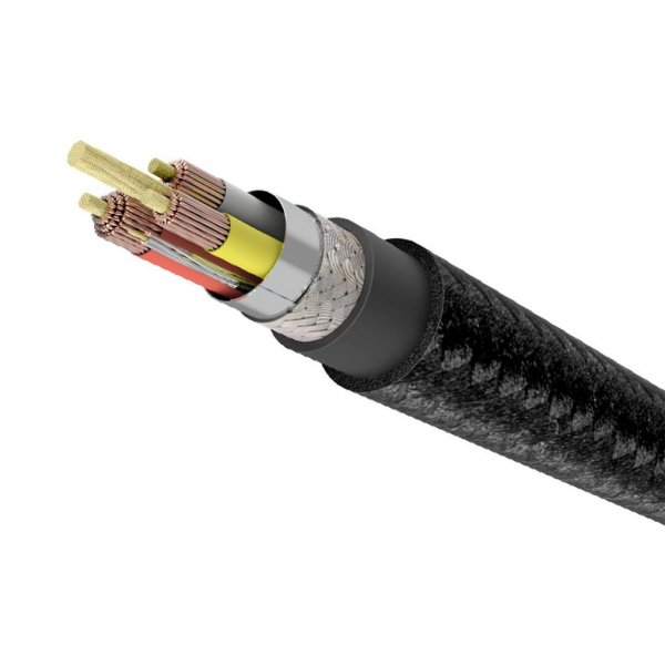 Usbepower Kabel USB til Lightning Kevlar 1.2m Sort Guld
