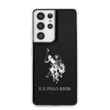 U.S. Polo Samsung Galaxy S21 Ultra Cover med Logo Sort