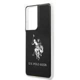 U.S. Polo Samsung Galaxy S21 Ultra Cover med Logo Sort