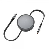 Fixed Udtrækkeligt Kabel USB-C 100W 1m Sort