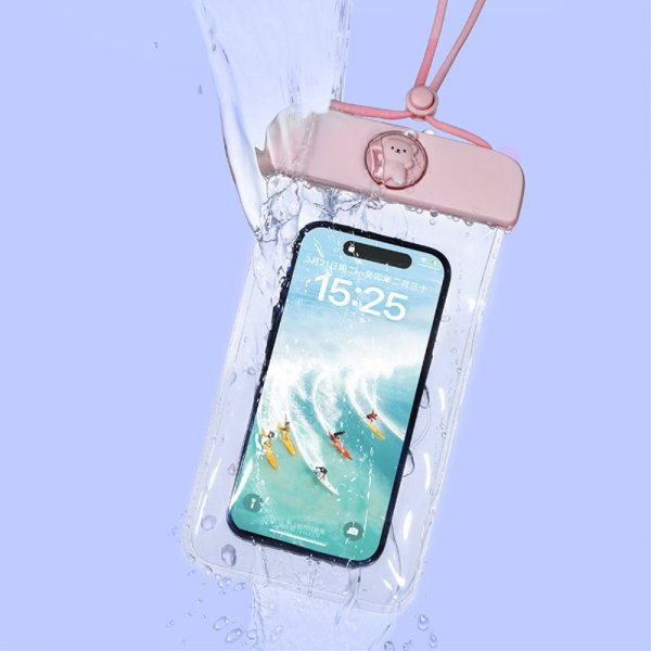 Vandtæt Pouch IPX8 Teddybjørn Lilla