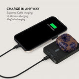 Burga Powerbank MagSafe 5000 mAh Velvet Night Metalgrå