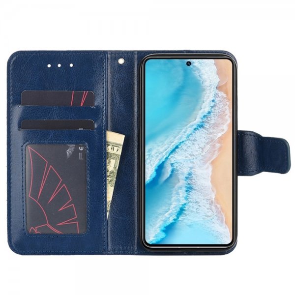 Vivo X80 Pro Cover med Kreditkortholder Blå