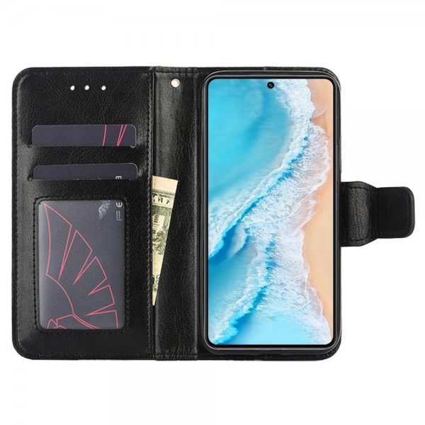 Vivo X80 Pro Cover med Kortlomme Sort