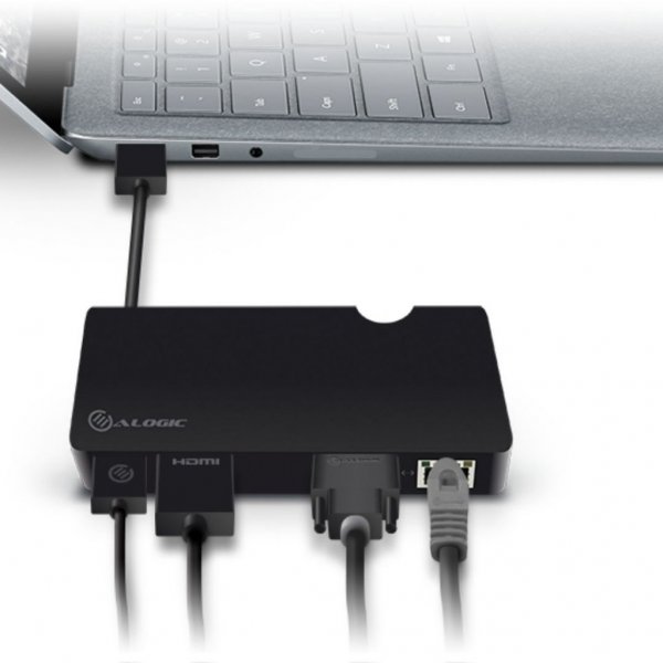 ALOGIC USB 3.0 dockingstation m. HDMI. VGA. Ethernet og USB