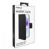 Celly Samsung Galaxy A56 Etui Wally Wallet Case Sort