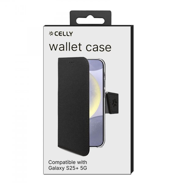 Celly Samsung Galaxy S25 Plus Etui Wally Wallet Case Sort
