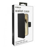 Celly Samsung Galaxy S25 Ultra Cover Wally Wallet Case Sort
