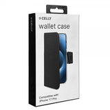 Celly iPhone 17 Pro Etui Wally Wallet Case Sort