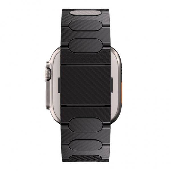 Just Mobile Apple Watch 44/45/46mm/Apple Watch Ultra Rem Kulfiber