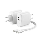 ALOGIC Rapid Power 2-ports (45+18W) GaN-oplader inkl. 2m USB-C ladekabel