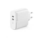 ALOGIC Rapid Power 2-ports (45+18W) GaN-oplader inkl. 2m USB-C ladekabel