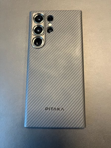 Pitaka Samsung Galaxy S23 Ultra Cover MagEZ Case 3 Black/Grey Twill