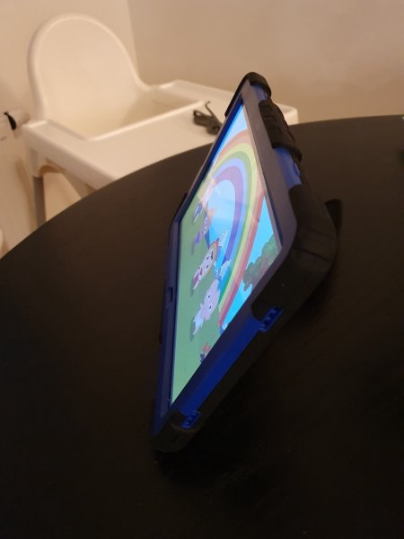 Lenovo Tab M10 Plus (3. Gen) TB125 TB128 Cover med rem og stativfunktion Blå Sort