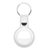 KeyBudz AirTag Holder Læder Hvid