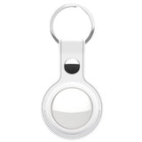 KeyBudz AirTag Holder Læder Hvid