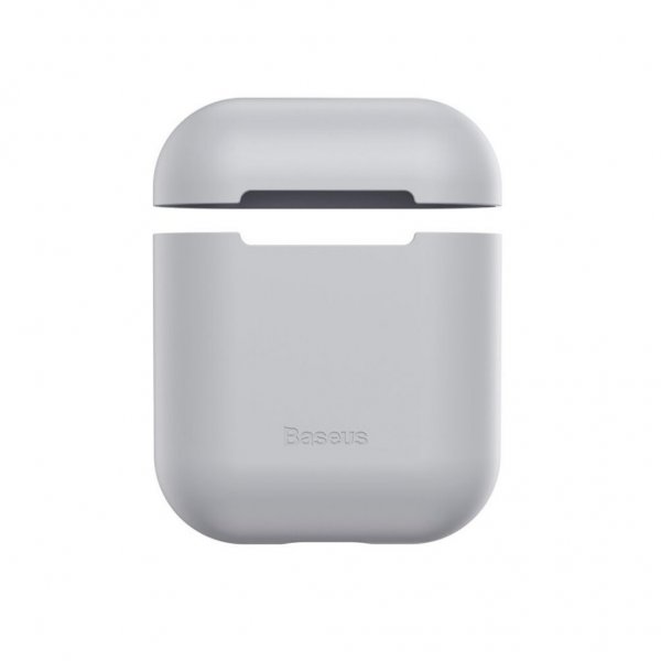 Baseus AirPods 1/2 Cover Silikone Grå