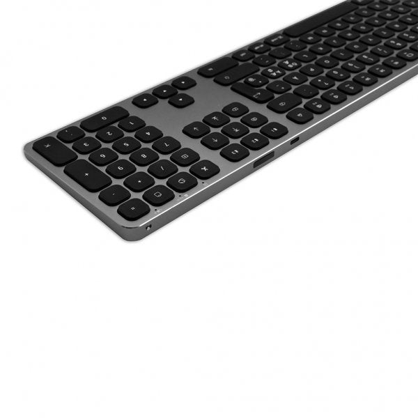 Satechi Trådløst tastatur til op til 3 enheder Nordisk Layout Space Gray
