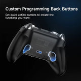 EasySMX X10 Mechanic Master Gamepad Trådløs/Kabel Sølv