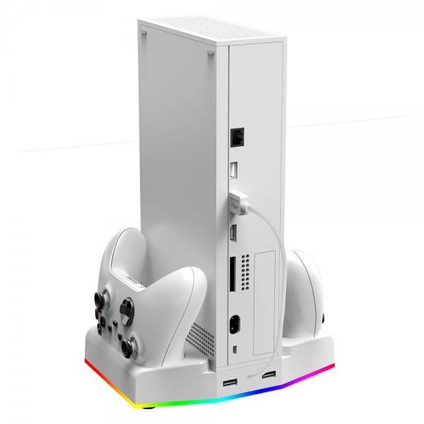 Ipega Xbox Series S Dockingstation med blæser og headsetholder