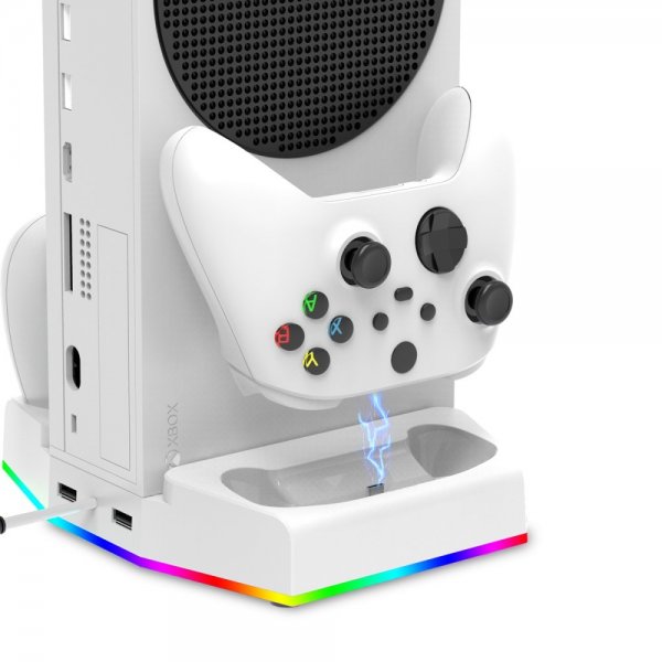 Ipega Xbox Series S Dockingstation med blæser og headsetholder