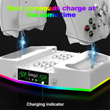 Ipega Xbox Series S Dockingstation med blæser og headsetholder