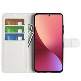 Xiaomi 12/12X Cover Litchi Hvid
